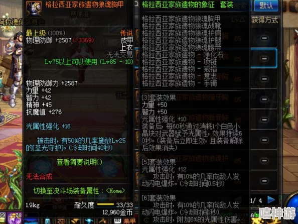 DNF中哪个套装搭配大幽魂装备能发挥最佳效果？