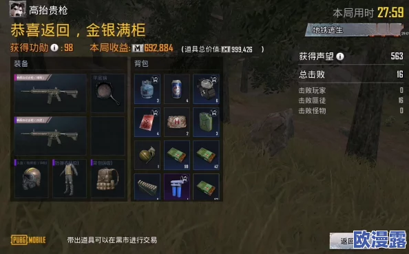 地铁逃生游戏中M4步枪哪个品质级别的伤害输出更高？