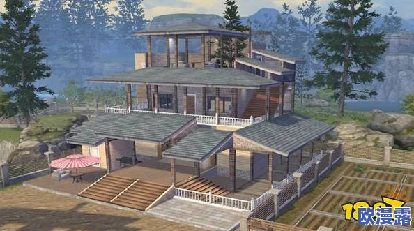 明日之后别墅建筑设计图大赏：探索庄园豪华建筑的极致魅力