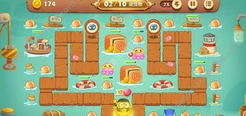 保卫萝卜3码头第7关通关秘籍：高效利用火箭炮实现群体轰炸技巧