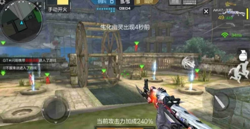 CF手游攻略：抢点位刷分技巧揭秘，失落神庙高处防守策略详解
