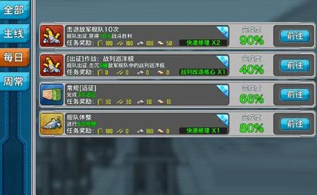 战舰少女：高效资源获取策略与每日任务速成完成技巧指南