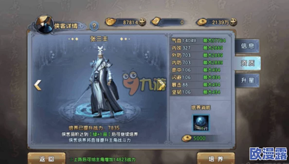 倚天屠龙记手游侠客朱九真全面解析：技能属性一览及战斗应用
